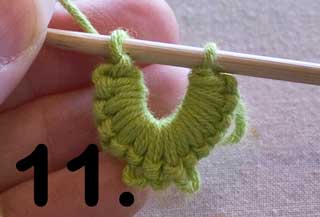 Closing the ring step 11