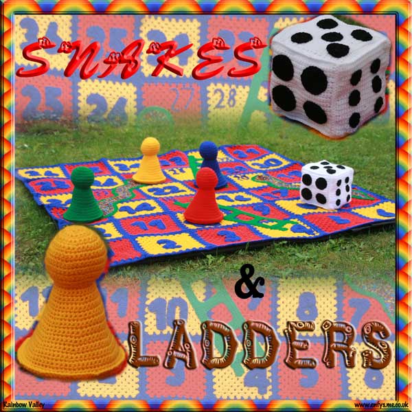 Snakes and Ladders Garden Game