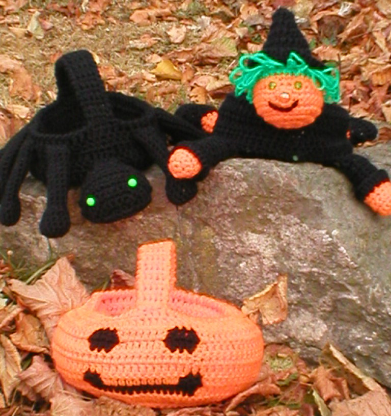 Halloween Baskets crochet pattern