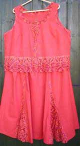 Orange Skirt Set