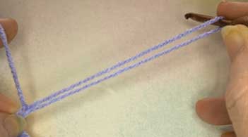 Twisted Loop Fringe how to step 3