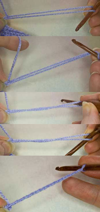 Twisted Loop Fringe how to step 4